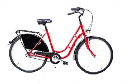 SPRICK Fahrräder 26 Zoll Fahrrad City Bike Damen Tourenrad 3 Gang Nabenschaltung Gepäckträger Tango Red