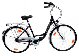 26 Zoll Fahrräder 26 Zoll NEUZER Damen Cityrad Citybike CTB 7 Gang Shimano Aluminium Nabendynamo StVZO-Ausstattung schwarz