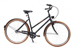 SPRICK Fahrräder 28 Zoll Alu Urban Fahrrad Damen City Bike Shimano 3 Gang Nexus schwarz Rh52cm