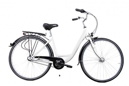 Unbekannt Fahrräder 28 Zoll Damen City Fahrrad Bike Shimano Nexus 3 Gang Nabendynamo StVZO Perlmutt wei RH46