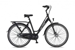 Hoopfietsen Fahrräder 28 Zoll Damenrad Altec Delta Plus 3 Gänge Rollenbremsen Schwarz 50 cm Rahmengröße