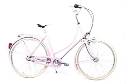 SPRICK Fahrräder 28 Zoll Holland Fahrrad City Bike Damen Nostalgie Shimano 3 Gang Rücktritt pink