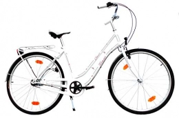 28 Zoll Fahrräder 28 Zoll NEUZER Damen Cityrad Citybike CTB Classic 3 Gang Shimano StVZO-Ausstattung wei