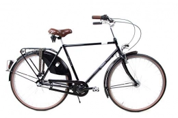 SPRICK Fahrräder 28 Zoll Retro Herren Fahrrad City Nostalgie Bike Shimano 3 Gang Naben Dynamo schwarz