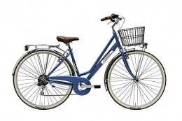 Adriatica Fahrräder Adriatica 28 Zoll Cityrad Damen Panarea 6 Gänge Blau 45 cm Rahmengröße