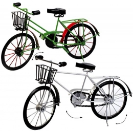 alles-meine.de GmbH Fahrräder alles-meine.de GmbH 2 Stück _ große Deko - Fahrräder / Bike - E-Bike - 48 cm - aus Metall - Fahrradreise - Rennrad - Damenfahrrad mit Korb - Männerfahrrad / Rad - Velo / Reis..