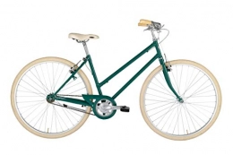 Alpina Bike Fahrräder Alpina Bike 28 Zoll Cityrad Damen L´Ego Single Speed Grün ohne Schutzblech aus Chrom