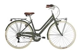 Alpina Bike Fahrräder Alpina Bonneville Trekkingrad 6 V für Damen, Olivgrün, 28 Zoll