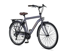 Altec City ALTEC Metro | 28 Zoll 56 cm Cityräder Stahlrahmen Aliminum Felgen Shimano 7 Gänge Fahrrad 7-Gang Citybike für Mädchen, Jungen, Herren und Damen City Bike