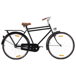 Amdohai Holland Hollandrad 28 Zoll Laufrad 57 cm Rahmen Herren (Breite Räder und Einer Rücktrittbremse Hinten)