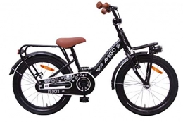 amiGO Fahrräder AMIGO Bloom - Kinderfahrrad - 18 Zoll - Mädchen - mit Rücktritt und Frontgepäckträger - ab 5 Jahre - Schwarz