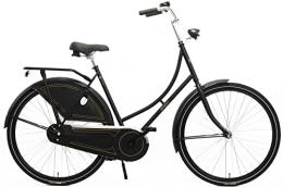 amiGO City Amigo Classic C2 City Bike - Damenfahrrad 28 Zoll - Hollandrad für Damen - Geeignet ab 175-180 cm - Citybike mit Handbremse, Beleuchtung und fahrradständer - Schwarz