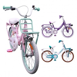 amiGO Fahrräder AMIGO Dots - Kinderfahrrad - 18 Zoll - Mädchen - mit Rücktritt - ab 5 Jahre (Rosa)