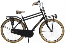 amiGO Fahrräder Amigo Go Next City Bike - Herrenfahrrad 28 Zoll - Hollandrad mit Shimano 3 Gang-Schaltung - Geeignet ab 175-180 cm - Citybike mit Handbremse, Beleuchtung und fahrradständer - Schwarz