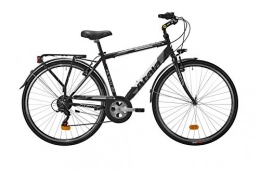 Atala Fahrräder Atala Boston Citybike, 28 Zoll, Modell 2020, 6 Gänge, Schwarz, Größe 49 (170 mm - 185 mm)