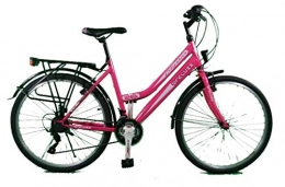 breluxx Fahrräder breluxx 24 Zoll Damenfahrrad Mdchenrad Citybike pink - 21 Gang Shimano + Beleuchtung