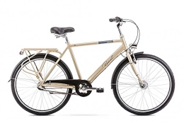 breluxx Fahrräder breluxx® 26 Zoll ALU Retro Herrefahrrad Orion mit Rücktrittbremse, Nexus 3 Gang, Gold