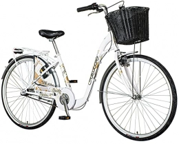 breluxx Fahrräder breluxx® 28 Zoll Damenfahrrad Venera Fashion Eternity Citybike mit Tiefeinstieg Rücktrittbremse, inkl. Licht + Korb, 3 Gang Nexus Nabenschaltung - Modell 2021