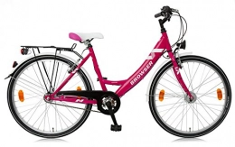 Browser Fahrräder BROWSER CTB 26" Zoll (=66cm) 3 Gang SRAM Nabendynamo StVZO-Ausstattung purpur / weiß