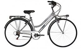 COPPI Fahrräder Coppi 28 Zoll Cityrad Damen Beverly 6 Gänge Silber 43 cm Rahmengröße