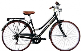 COPPI Fahrräder Coppi 28 Zoll Cityrad Damen Retro 6 Gänge Schwarz 46 cm Rahmengröße