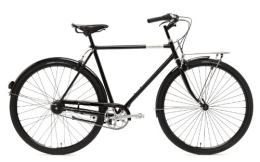 Creme Fahrräder Creme Citybike Caferacer Men Doppio 7 Speed Dynamo, Black, 60.5, BI-CRE-4109