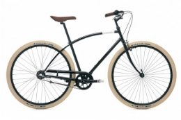 Creme Fahrräder Creme Citybike Glider 3-Speed, Black, Rahmenhöhe: 45 cm, Reifengröße: 28 Zoll (71 cm), BI-CRE-3114_45_1