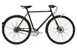 Creme Fahrräder Creme Citybike Ristretto Doppio 8 Speed Dynamo, Black, 55, BI-CRE-4114
