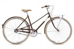 Creme Fahrräder Creme Damen Citryrad Caferacer Solo 3 Gang, brown, Rahmenhöhe: 55 centimeters, Reifengröße: 28 Zoll (78 cm), BI-CRE-2204_22_55