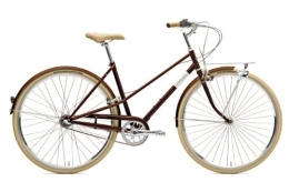 Creme Fahrräder Creme Damen Citybike Caferacer Lady Solo - 3 Speed, Brown, Rahmenhöhe: 49 cm, Reifengröße: 28 Zoll (71 cm), BI-CRE-3204_49_22