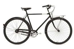 Creme Fahrräder Creme Herren Citybike Caferacer Men Doppio - 7 Speed - Dynamo, Black, Rahmenhöhe: 59 cm, Reifengröße: 28 Zoll (71 cm), BI-CRE-3107_59_1