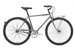 Creme Fahrräder Creme Herren Citybike Caferacer Men Solo - 3 Speed, Silver, Rahmenhöhe: 55 cm, Reifengröße: 28 Zoll (71 cm), BI-CRE_3104_55_16