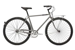 Creme Fahrräder Creme Herren Citybike Caferacer Solo, 3 Gang, silver, Rahmenhöhe: 55 centimeters, Reifengröße: 28 Zoll (74 cm), BI-CRE-2104_16_55