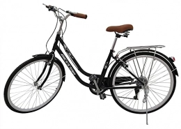 E-ROCK Fahrräder Damen Fahrrad EX-5, 26 Zoll, Leichter Aluminium Rahmen 14, 5 kg, Bike, Damenfahrrad Citybike
