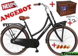 Hooptec Fahrräder Damen Hollandrad 28 Zoll Nostalgie 3 Gang Komplett Angebot