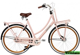 Plezier Fahrräder Damen Hollandrad Daily Dutch Prestige 3 Gang RB 28 Zoll Zalm rosa 50 cm
