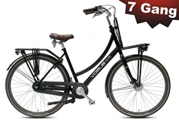 Vogmas Fahrräder Damen Hollandrad Vogue 28 Zoll, 7 Gang, Schwarz-matt, Aluminium, 50 cm