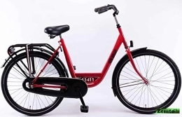 Zemto Fahrräder Fahrrad für Firmen, sehr Starkes Hollandrad, konfigurierbar, Hier das Basismodel in rot, 26 oder 28 Zoll
