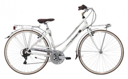 CINZIA Fahrräder Fahrradgürtel für Damen, Perle, 28 Shimano 6 V, Aluminium, Perlweiß