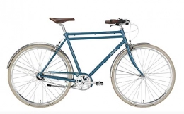 fahrradstation Excelsior Vintage Rad mit Doppelstange (Hell Blau)