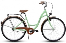 Polbaby Fahrräder GOETZE 26″ 1B ECO, Fahrrad, Citybikes, Stadtrad Retro Vintage Pistazion