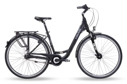HEAD Fahrräder HEAD Unisex – Erwachsene City 26 B Citybike, matt schwarz, 44