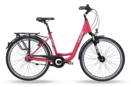 HEAD Fahrräder HEAD Unisex – Erwachsene City 26 R Citybike, rot, 44