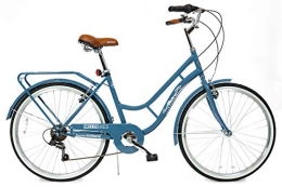 HelloBikes Fahrräder HelloBikes Modell Retro 26“ Damen City Fahrrad mit Shimano 7-Gang Kettenschaltung