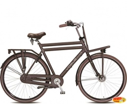Vogmas Fahrräder Herren Hollandrad Vogue 28 Zoll, 3 Gang, Braun Matt, Aluminium, 57 cm