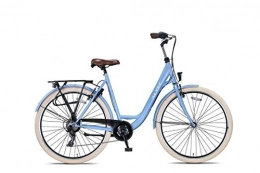 Hoopfietsen Fahrräder Hoopfietsen 28 Zoll Cityrad Damen Altec Metro 7 Gänge Blau 49 cm Rahmengröße