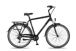 Hoopfietsen Fahrräder Hoopfietsen 28 Zoll Cityrad Herren Altec Verona Federgabel 7 Gänge Schwarz 56 cm Rahmengröße