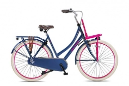 Hoopfietsen Fahrräder Hoopfietsen 28 Zoll Hollandfahrrad Damen Altec Urban Single Speed Grau-Pink 50 cm Rahmengröße