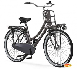 Hooptec Fahrräder Hooptec Damen Hollandrad 28 Zoll Hoopetec Urban Transportfiets Slategrau 2019