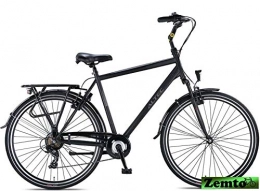 Hooptec Fahrräder Hooptec Herren Citybike Verona 28 Zoll 7 Gang 52 cm schwarz-matt